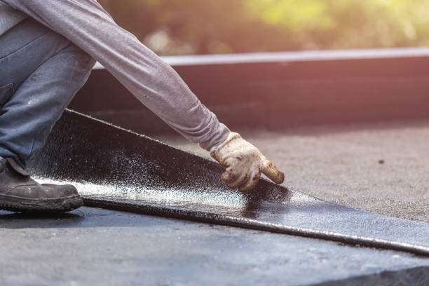 Professional Exterior Waterproofing technician working in Milford Center, OH